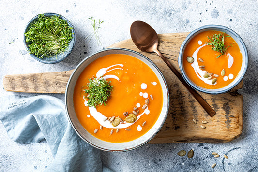 Karottensuppe mit Orange und Ingwer